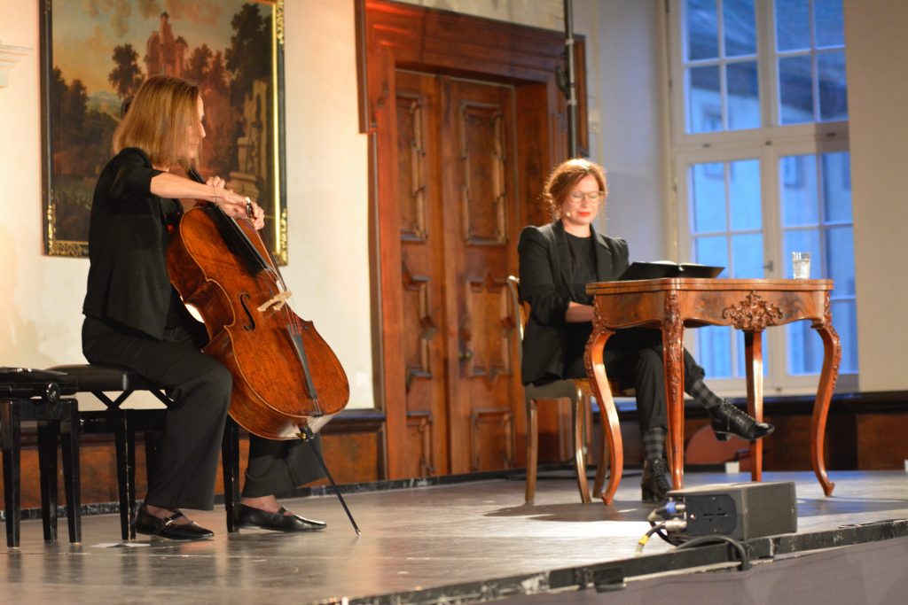 06.09.2025 Anja Lechner, Cello, Birgit Minichmayr 06.09.2025 Anja Lechner, Cello, Birgit Minichmayr
