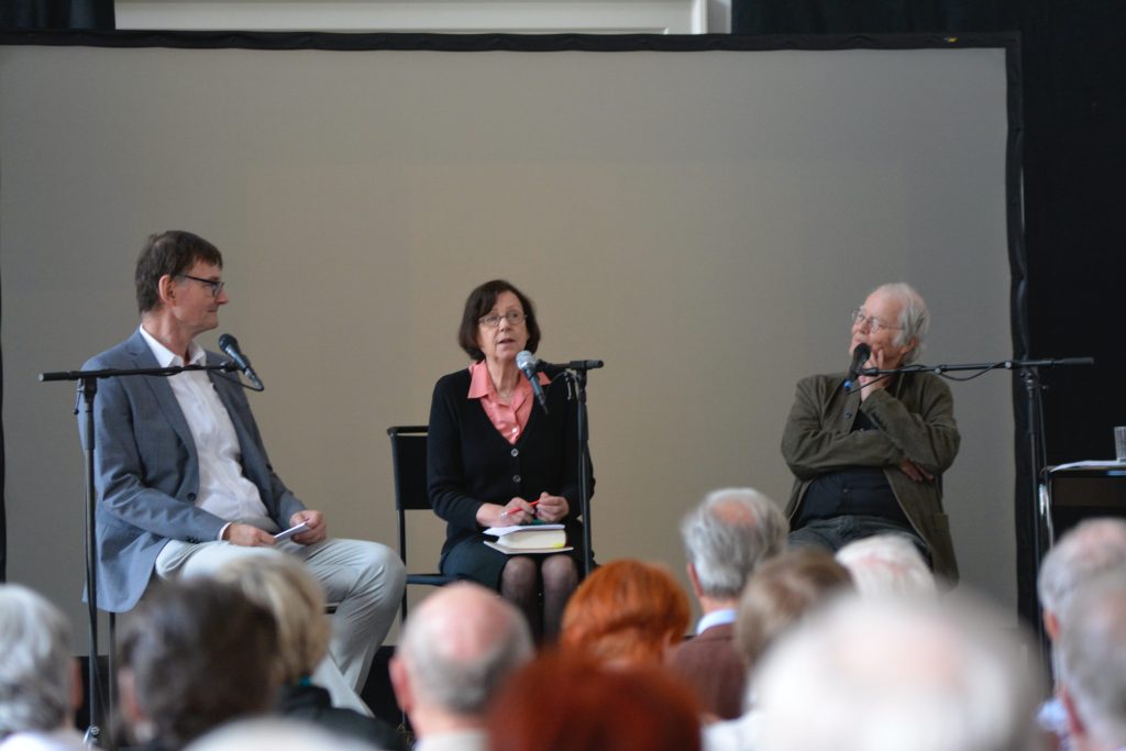 30.08.2025 Volker Braun und Gerd Schwerhoff im Gespräch mit Brigitte Labs-Ehlert 30.08.2025 Volker Braun und Gerd Schwerhoff im Gespräch mit Brigitte Labs-Ehlert
